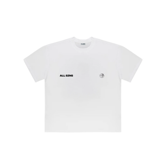 Boxy Tee - White - All Szns Apparel