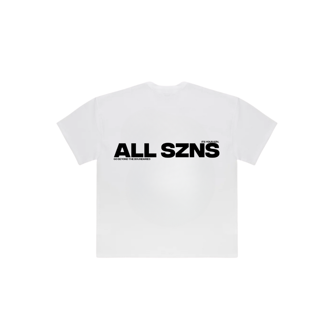 Boxy Tee - White - All Szns Apparel
