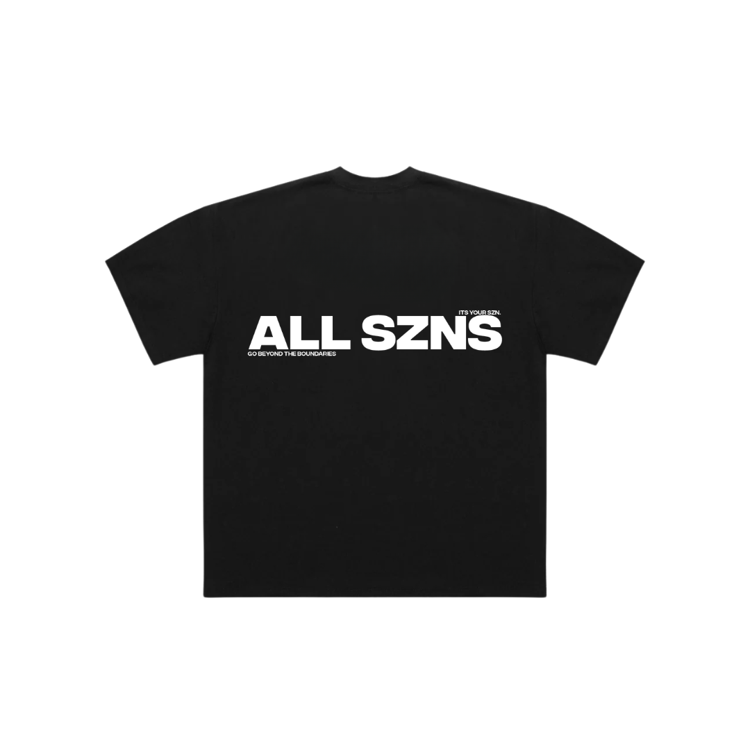 Boxy Tee - Black - All Szns Apparel